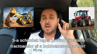 Cu Ce Categorie de Permis se Conduce un Tractor sau un Buldoexcavator ⁉️ [upl. by Reube]