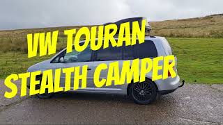 VW TOURAN STEALTH CAMPER WALKAROUND PT1 IN A NEW SERIES [upl. by Glyn733]