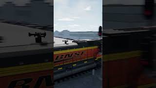 BNSF SD70ACe on the San Bernadino Line for Train Sim World 5 2  TSW5 shorts simulator trains [upl. by Canice]