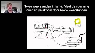 Schakelingen maken Spanning amp Stroom meten [upl. by Sekofski]