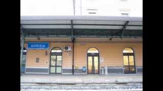 From railway station in Gorizia  I  to railway station in Nova Gorica SLO [upl. by Erreipnaej391]