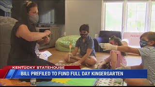 Bill prefiled to fund full day kindergarten in Kentucky [upl. by Whitaker465]