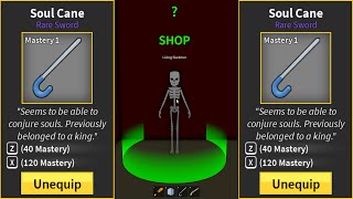 How To Get Soul Cane in Blox Fruits  Living Skeleton NPC  First Sea [upl. by Hairam]