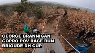 George Branningan GoPro POV Race Run at the Brioude DH Cup [upl. by Elockcin]