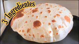 Tortillas de harina con 3 ingredientes suaves faciles y deliciosas [upl. by Poppy857]