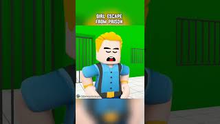 Both escape from prison Jailbreak shorts animation roblox [upl. by Lamee]