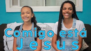 HINO 457  Comigo está Jesus  Com as primas Nicole amp Kemily [upl. by Eneloj]