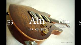 Am Blues Rock Guitar Backing Track [upl. by Aierb]