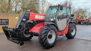 MANITOU MLT732 TELEHANDLER WALKAROUND VIDEO [upl. by Hobard]