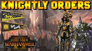 Knightly Orders of the Empire Knights of the Blazing Sun amp Knights Panther  Total War Warhammer 2 [upl. by Cyndy]