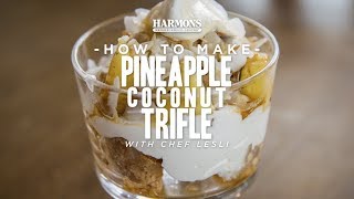 How to Make Pineapple Coconut Trifle HowtoHarmons [upl. by Sedecrem]