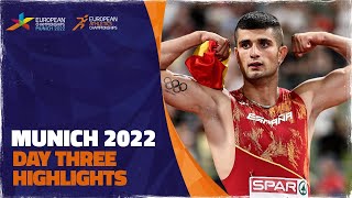 Day Three Highlights  European Athletics Championships  Munich 2022 [upl. by Nitin]