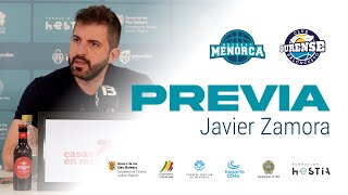 PREVIA 🎙 Declaraciones Javi Zamora 𝐉𝟒 𝐏𝐫𝐢𝐦𝐞𝐫𝐚 𝐅𝐄𝐁 𝟐𝟒𝟐𝟓 Hestia Menorca vs Club Ourense Baloncesto [upl. by Leynwad]