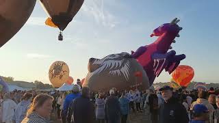 BALLOON FESTIVAL 2024 MORNING LAUNCH AT FLOYD BENNETT FIELD [upl. by Haymes]