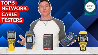 TOP 5 NETWORK CABLE TESTERS FOR 2024  ULTIMATE BUYERS GUIDE [upl. by Yaker]