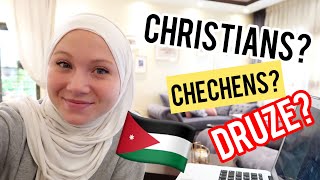 Who lives in Jordan Bedouins Circassians Chechens Armenians [upl. by Ertnod]