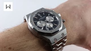 PreOwned Audemars Piguet Royal Oak Chronograph 26331STOO1220ST02 Luxury Watch Review [upl. by Anitnauq]