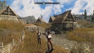 Elder Scrolls V Skyrim With mods  FNIS  Shake It  Dance Animations [upl. by Harret]