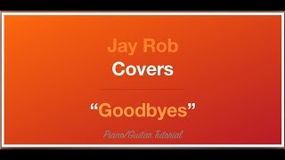 Goodbyes  Lower  Jorja Smith  GuitarPiano Tut [upl. by Laing]