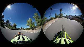 Riverside Bike Club  RBC 100 Miler Video 26 Descending From Sunset Towards Barton Rd Redlands [upl. by Doi]