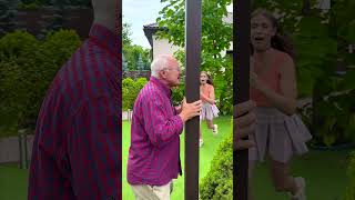 Oh No My Grandpas Stuck to a Pole 😂 prank [upl. by Athalee]