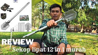 sekop lipat multifungsi 12 in 1 untuk camping dan berkebun cuma 100k di marketplace [upl. by Niknar930]