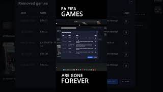 EA FIFA GONE fifa [upl. by Nwahsyar426]