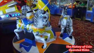 2000s Coin Operated Carousel Kiddie Ride  Nostalgica New Type [upl. by Ylekalb930]