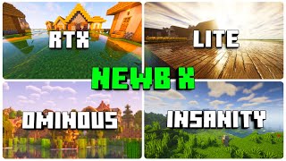 MCPE 121  Top 4 Newb Shaders [upl. by Whittemore602]