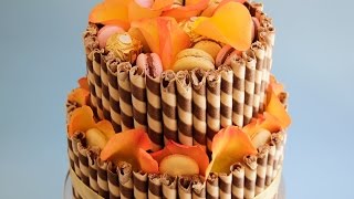 Chocolate Wafer Stick Cake Tutorial Two Tier Rosies Dessert Spot [upl. by Allsopp]