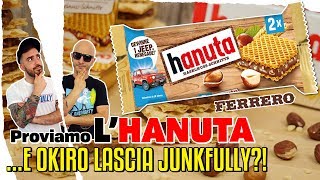 HANUTA lo SNACK FERRERO tedesco alla NUTELLA [upl. by Pompei38]