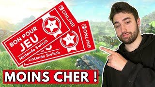 AVOIR LES BONS POUR JEUX NINTENDO SWITCH MOINS CHER [upl. by Nannarb]