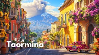 Taormina Walking Tour 🇮🇹☀️ See the Beauty of Sicily 😍 4K [upl. by Carroll823]