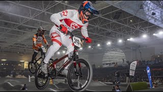 2023 BMX Indoor Race Caen France [upl. by Laforge]