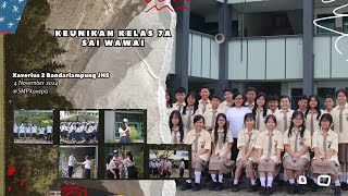 Keunikan Kelas 7A  PROGRAM SAI WAWAI SMP Xaverius 2 BL Senin 4 November 2024 [upl. by Millur]