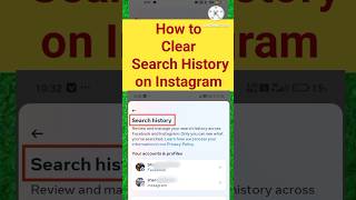 how to clear search history on Instagram  how to delete search history on Instagram instagram [upl. by Swarts]