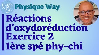 Réactions doxydoréduction  Exercice 2  1ère spé physiquechimie [upl. by Hal668]