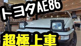 AE86 トヨタハチロクの超極上車を発見！純正のままの超希少な１台。 [upl. by Loats959]