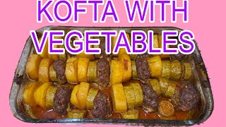 KOFTA WITH VEGETABLES ARABIC RECIPE Lovy2011 [upl. by Friday]