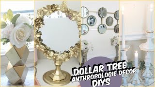 DOLLAR TREE ANTHROPOLOGIE DECOR DIY [upl. by Kincaid]