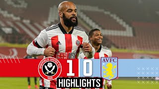 Premier League Highlights  Sheffield United 10 Aston Villa  McGoldrick goal amp Jagielka Red Card [upl. by Eizzo941]