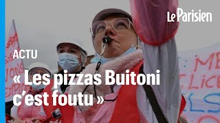 Scandale des pizzas contaminées  les ouvriers de Buitoni furieux de la fermeture de leur usine [upl. by Eseryt]