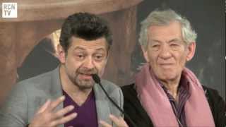 Andy Serkis Interview The Hobbit Royal Premiere [upl. by Groark205]