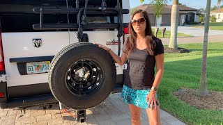 Creating a BClass RV Spare Tire Carrier from a Bike Carrier [upl. by Candie]