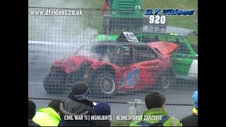 2010 Civil War 11  Banger Team Racing Highlights  Hednesford [upl. by Grosberg]