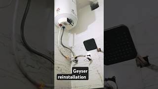 Geyserreinstallation viralpinku technician [upl. by Whitcomb]