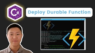 Create  Deploy Azure Durable Function C Visual Studio [upl. by Noryb]