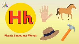 h phonic sound  Learn the h Sound  Initial Sound h  letter h  h phonics video [upl. by Ervin]