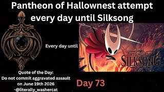 Pantheon of Hallownest attempt every day until Silksong Day 73 [upl. by Nevil]