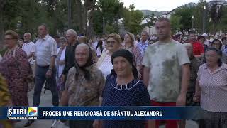 Procesiune religioasa de Sfantul Alexandru [upl. by Bevis]